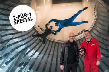 Hey Aaron 2 für 1 Special: Indoor Skydiving