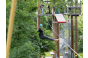 ThumbnailEine Frau am Flying Fox im Outdoor Park