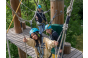 ThumbnailZwei Frauen und ein Mann auf einer Plattform im Outdoor Park
